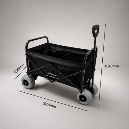 Hybrid Electric Beach Cart — Balloon Wheel Edition