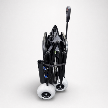 Hybrid Electric Beach Cart — Balloon Wheel Edition