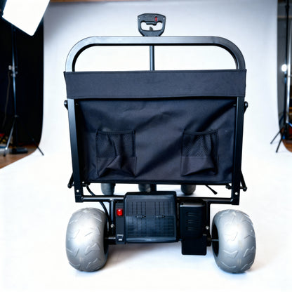 Hybrid Electric Beach Cart — Balloon Wheel Edition