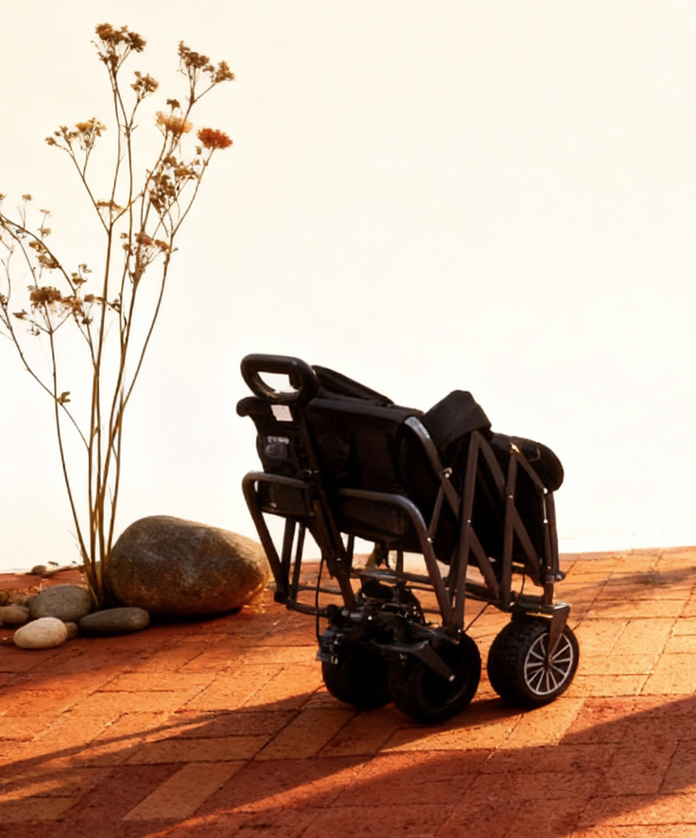 Hybrid Electric Picnic Cart — Easy Hauling for Food & Gear